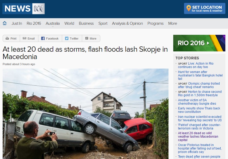 ABC news vërshimet