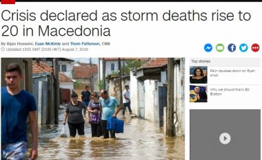 Kështu raportuan mediat ndërkombëtare për vërshimet në Maqedoni (Foto)
