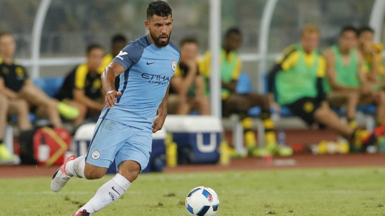 Aguero i shënon Arsenalit (Video)