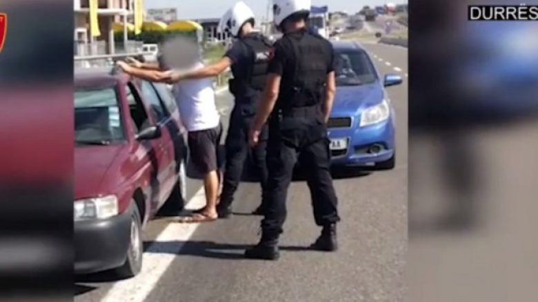 Policia e Durrësit arreston personin që tërhoqi zvarrë me veturë qenin (Video)