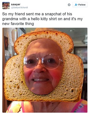 Gjyshet qesharake në Snapchat qe po turperojne niperit e tyre foto 11