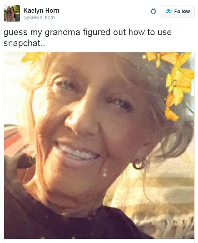 Gjyshet qesharake në Snapchat qe po turperojne niperit e tyre foto 4