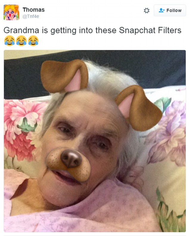 Gjyshet qesharake në Snapchat qe po turperojne niperit e tyre foto 6