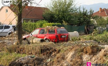 Reportazh nga vendet e përmbytura të Shkupit (Foto)