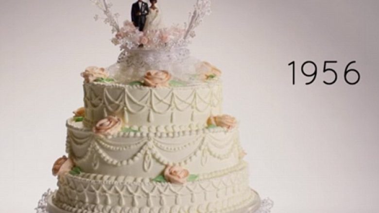 Ndryshimet e mëdha të tortës së dasmës në 100 vitet e fundit (Video)