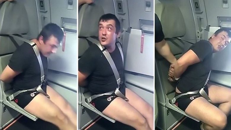 Goditi me grusht stjuardesën, por shikoni çfarë e gjeti më pas (Video)