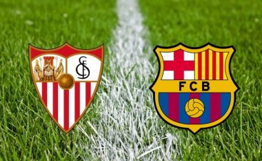 Formacionet zyrtare: Barcelona-Sevilla