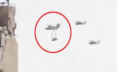 E pabesueshme: Fotografohet helikopteri rus duke transportuar UFO në Siri (Video)