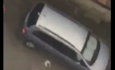 Vetëtima godet veturën në Prishtinë, i hapet ‘airbag-u’ (Video)