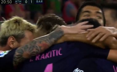 Rakitic i sjell epërsinë Barcës (Video)