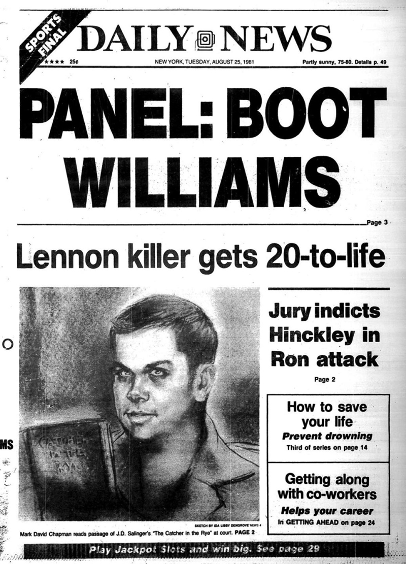 Chapman u dënua në vitin 1981. (New York Daily News)