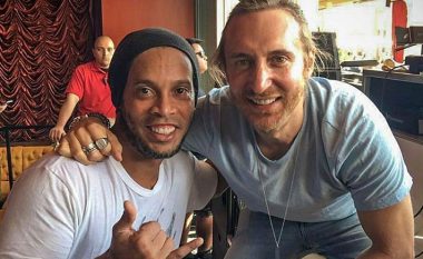 Ronaldinho dhe David Guetta në një bashkëpunim muzikor