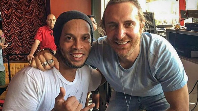 Ronaldinho dhe David Guetta në një bashkëpunim muzikor