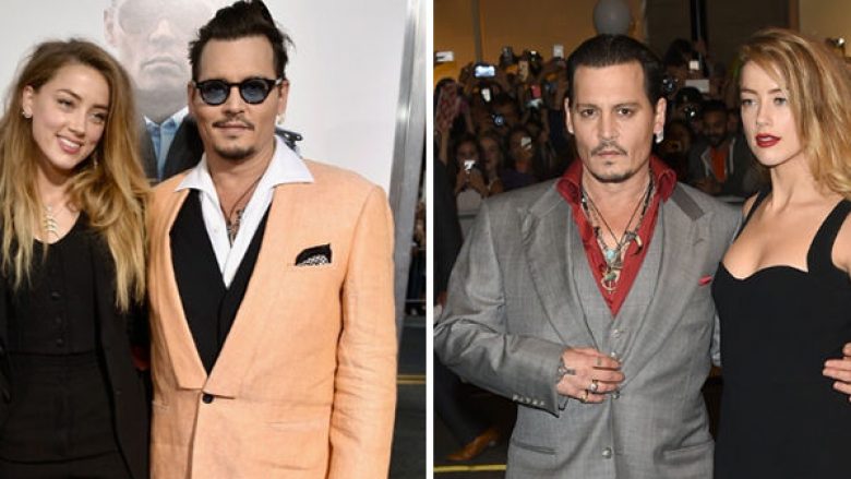 Publikohet videoja – Johnny Depp i dhunshëm dhe hedh gjëra në prani të Amber Heard (Video)