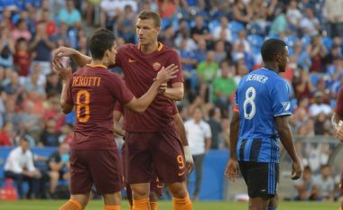 Dzeko i lumtur te Roma