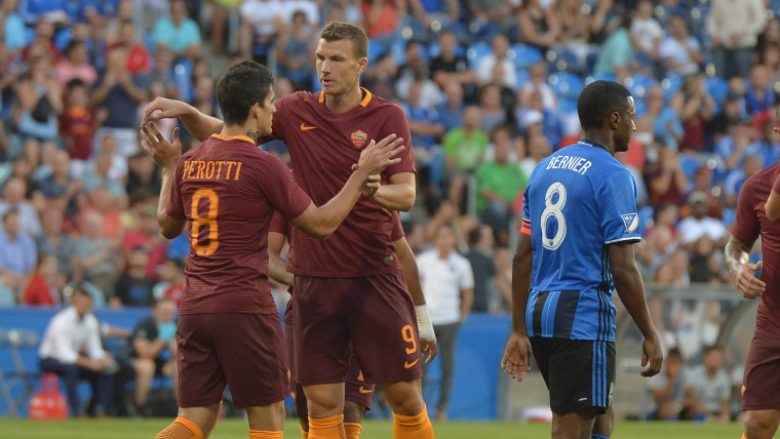 Dy gola të shpejtë në ndeshjen Austria Vjenë – Roma (Video)