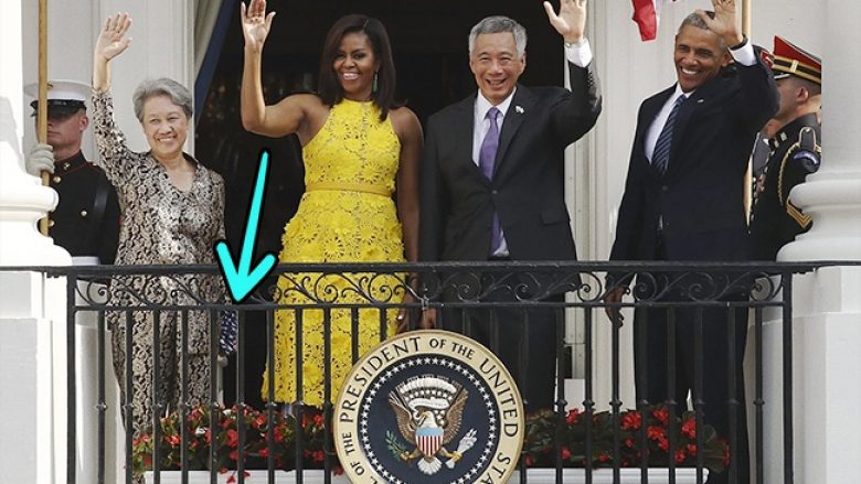 Gruaja e kryeministrit të Singaporit vë në “siklet” çiftin Obama (Foto)