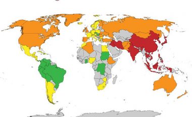 ËSHTË PUBLIKUAR Penis-harta e botës: Ne askund nuk jemi