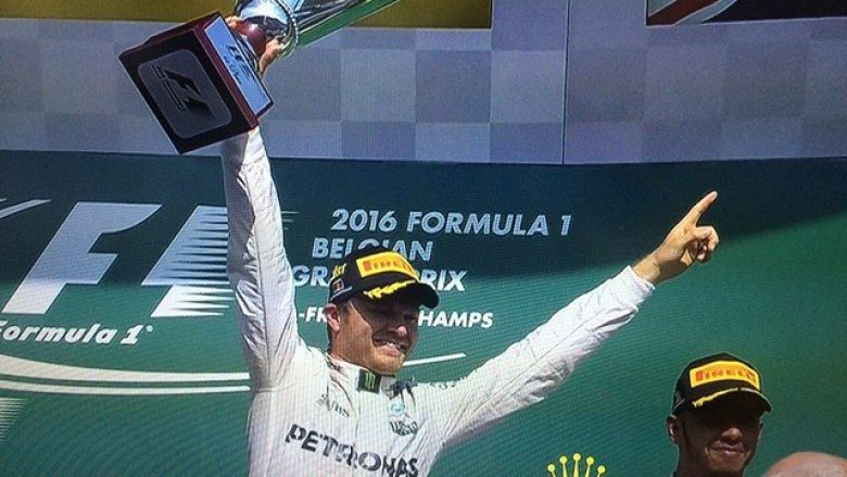 Tjetër triumf për Nico Rosberg, fitoi në Belgjikë