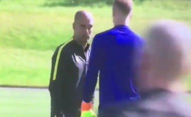Kapen Guardiola dhe Hart, portieri lëshon stërvitjen (Video)