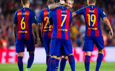 Barcelona shënon dy gola të shpejt, supergol i Messit dhe Suarez (Video)