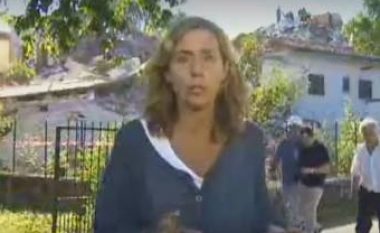 Tërmeti në Itali: Shembet ndërtesa prapa gazetares së CNN, derisa po raportonte Live (Video)