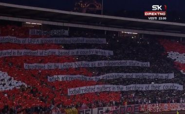 Serbët sërish protestojnë për pranimin e Kosovës në UEFA (Video)