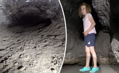 Po eksploronin një shpellë nëntokësore, gjejnë një vogëlushe të humbur aty! (Video)