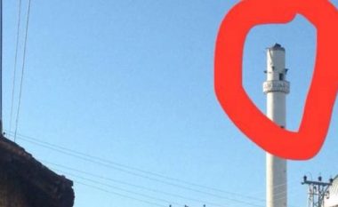 Detaje rreth dëmtimit të minares së xhamisë në Velekincë