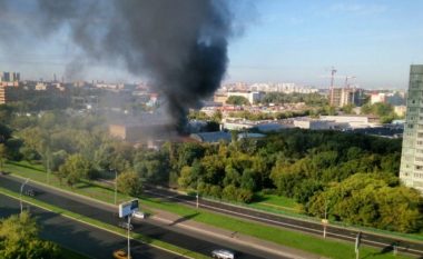 Zjarr në një depo, 16 të vdekur në Moskë (Video)