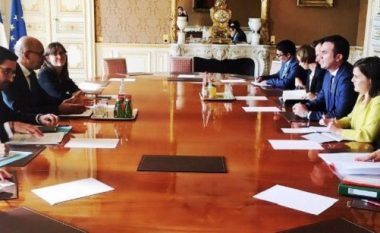 Zëvendëskryeministri Ademi takon Sekretarin Shtetëror të Francës, Harlem Désir