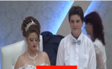 E çuditshme: Një 14 vjeçar shqiptar martohet me një vajzë 13 vjeçe (Video)