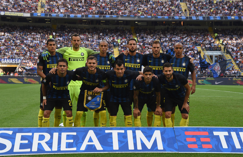Formacioni startues i Interit ndaj Juventusit.