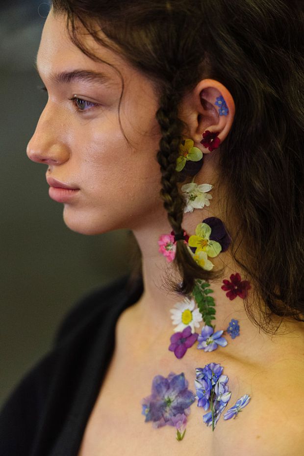 Preen by Thornton Bregazzi - Backstage - LFW September 2016