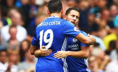 Hazard: Nëse Costa arrin ta bëj këtë, Chelsea do të shpallet kampion