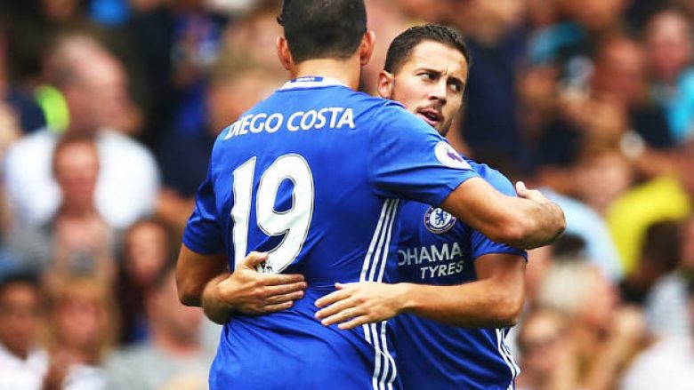 Hazard: Nëse Costa arrin ta bëj këtë, Chelsea do të shpallet kampion