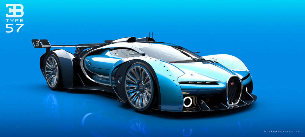 Bugatti në pesë koncepte të ndryshme foto 2