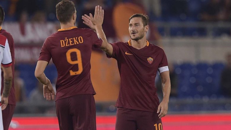 Roma fiton me goleadë ndaj Crotones (Video)