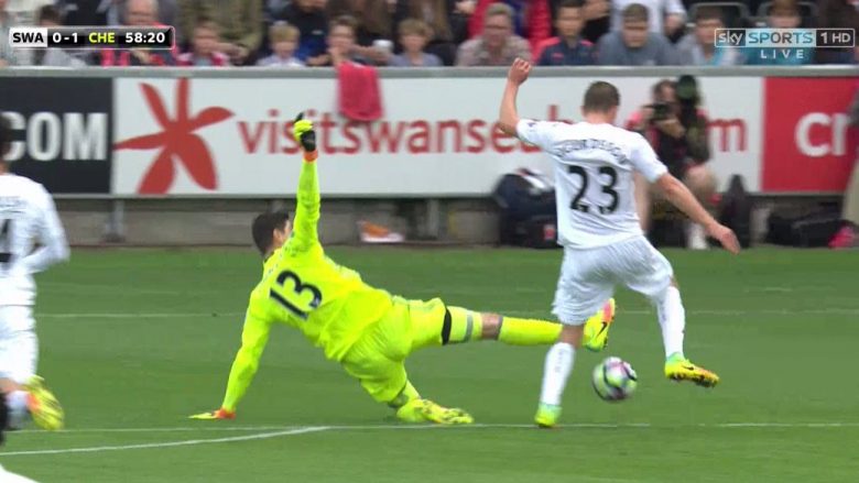 Swansea me dy gola të shpejt kalon në epërsi ndaj Chelseat (Video)