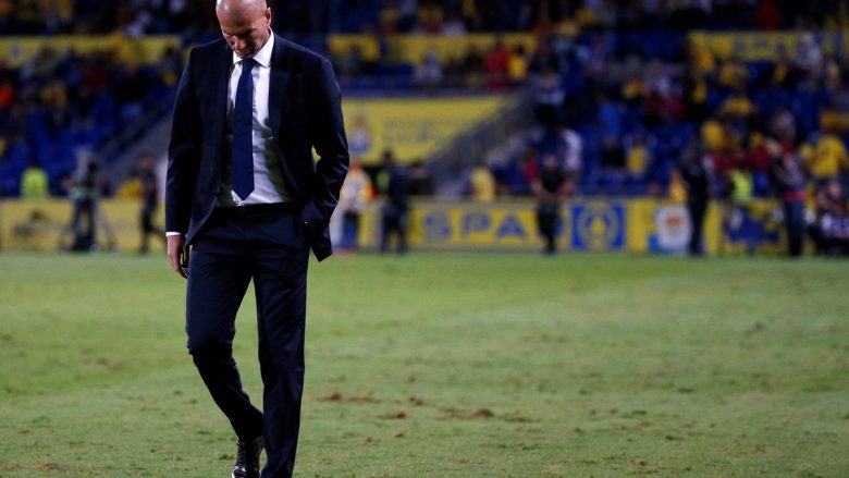 Las Palmas shkas për një rekord jo të mirë të Zidanes me Real Madridin