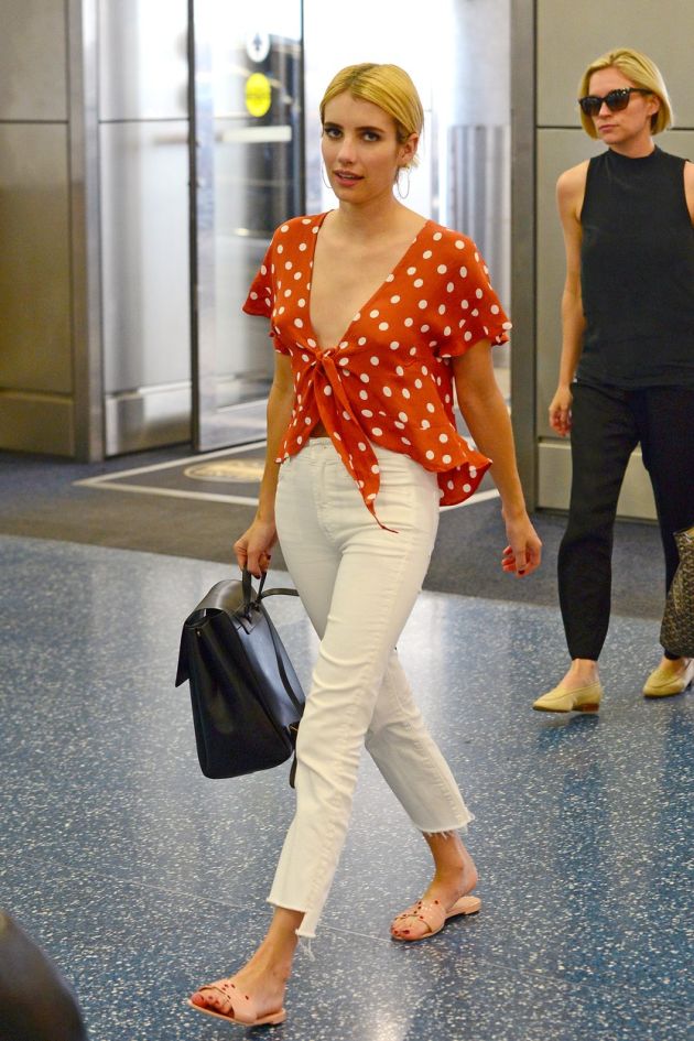 14 Jul 2016 - Miami Beach - America After a short stay in Miami, Emma Roberts was spotted arriving at Miami airport to head to another unknown destination., Image: 294111493, License: Rights-managed, Restrictions: PLEASE CREDIT AS PER BYLINE *UK CLIENTS - PLEASE PIXELATE CHILDS FACE BEFORE PUBLICATION **UK CLIENTS MUST CALL PRIOR TO TV OR ONLINE USAGE, Model Release: no, Credit line: Profimedia, Xposurephotos