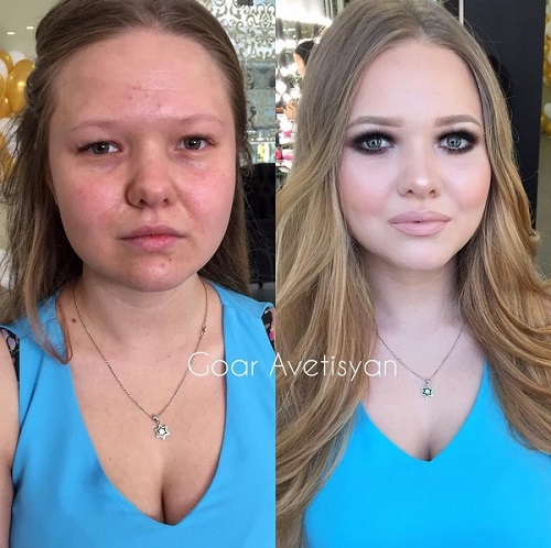 Never Trust A Woman In Make-Up! The Reason Is These 28 Unbelievable Photos. (1)