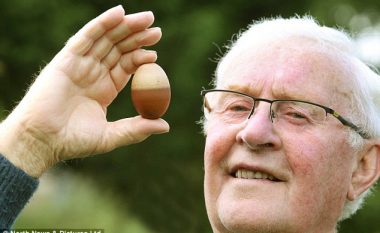 Pensionisti gjeti vezën me lëvozhgë dyngjyrëshe (Foto)