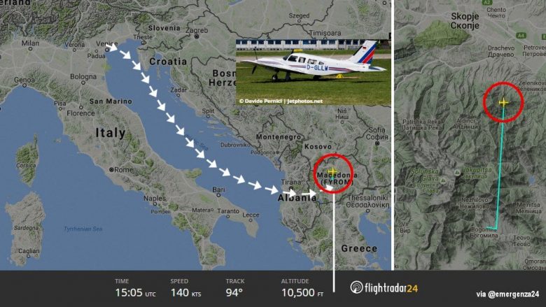 Piloti i aeroplanit të rrëzuar në Shkup ka qenë i akuzuar për nxitje të urrejtjes racore