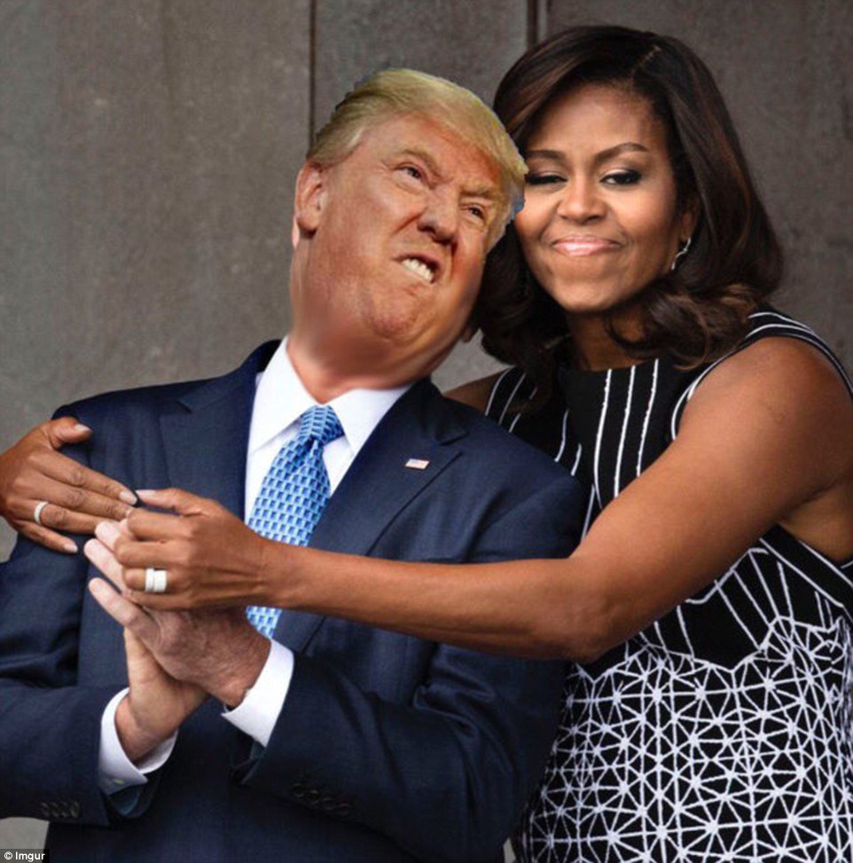 Zonja e parë përqafon ish presidentin Rrjetet sociale nuk ndalojne se mahituri foto 9