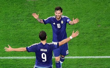 Argjentina publikon listën për ndeshjet e tetorit, Messi dhe Higuain udhëheqin sulmin