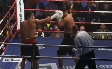 Sefer Seferi humb ndaj Charrit, por boksieri gjerman nderon duke bërë shqiponjën dykrenëshe (Foto/Video)