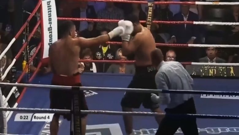 Sefer Seferi humb ndaj Charrit, por boksieri gjerman nderon duke bërë shqiponjën dykrenëshe (Foto/Video)