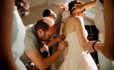 Refugjati sirian “i shpëton” dasmën nuses kanadeze (Foto)