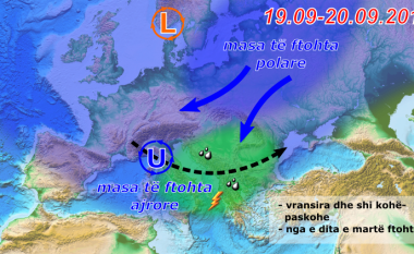 Moti gjatë javës së ardhshme, paralajmërim i vjeshtës